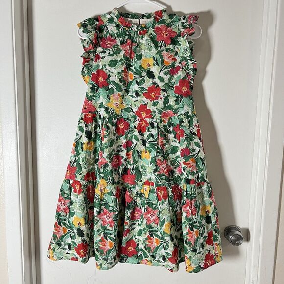THML Green Size XS Floral Shift Knee Length Sleeveless Dress - Picture 1 of 11